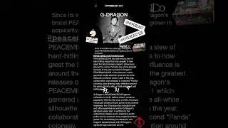 #gdragon #peaceminusone
