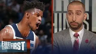 Nick Wright reacts to Jimmy Butler's trade request out of Minnesota | NBA | FIRST THINGS FIRST