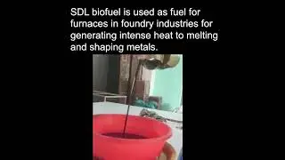 Fuel for furnaces in foundry industries for generating intense heat to melting and shaping metals.