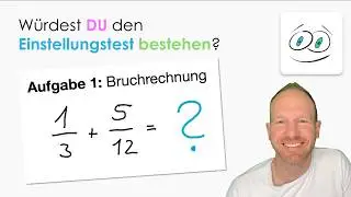 😳 W&uuml;rdest DU diese Mathefragen im Bewerbungsgespr&auml;ch bestehen?