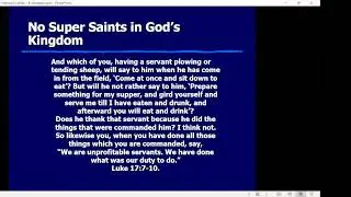 Sunday Message: 