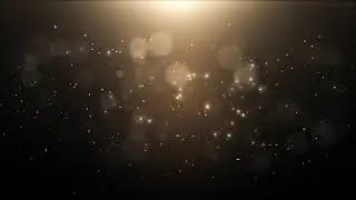 4k golden dust background looped animation