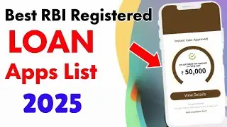 Best 100+ RBI Registered  Loan Apps List 2025, RBI Approved Instant Loan Apps