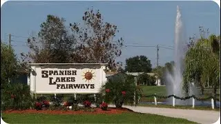Spanish Lakes Fairways, Fort Pierce FL.  55+ Manufactured  Home Community Tour, Four Star