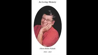 Eileen Helen Nichols  Officiant Rev. Dr. Thomas Brown