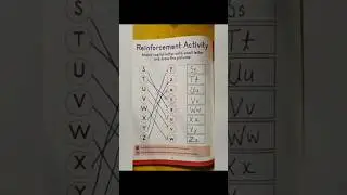 Ss-Zz Uppercase and Lowercase letters Matching#kids#shorts#kidslearning #alphabet #specialeducation