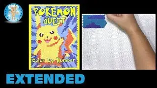 Snorlax Pokemon Quest Color by Number Coloring Book Speed Color Extended --- Family Toy Report