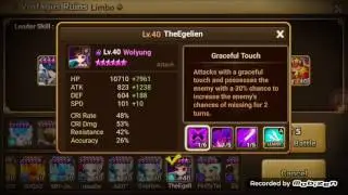 Summoners War | Test | Dark Sky Dancer - Wolyung