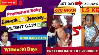 premature baby weight gain || preterm baby life journey || Delivery in 28 weeks|| @Pushpatoppoofficial