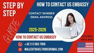 How to Contact US Embassy in Pakistan | Contact Number | Email Address