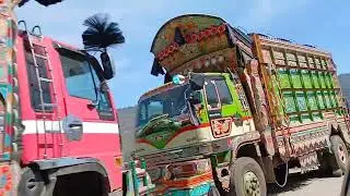 Travel along mountain roads from Rawalakot to Islamabad, Pakistan