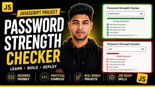Password Validation & Strength Checker | HTML CSS JavaScript Project
