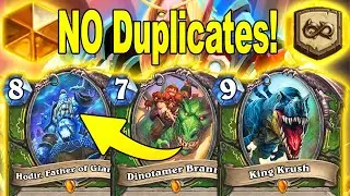 No Duplicates Hunter Is So Good I Want To Play It Every Day At WILD Titans Mini-Set | Hearthstone