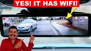 FitcamX Mirror Dash Cam with WIFI & APP Review (2K, HD, GPS, Park Mode, Park Assist)