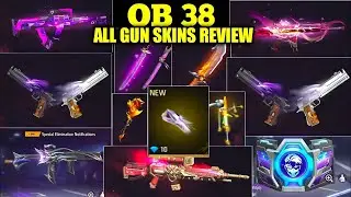 NEW UPDATE OB38 ALL GUN SKINS | Garena Free Fire