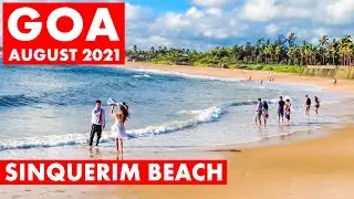 Гоа | Пляж Синкуэрим и Нижний форт Агуада | Август 2021 г. | Форт Синкуэрим | Видеоблог о Гоа |