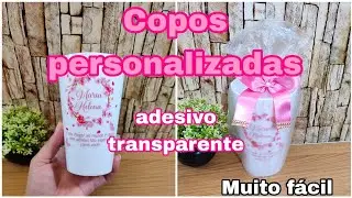 como fazer Copo personalizado muito fácil de fazer e vende muito ✅