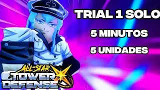 COMO FAZER O PRIMEIRO TRIAL SOLO E RÁPIDO ALL STAR TOWER DEFENSE X