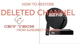 How to restore missing channel on sundirect receiver | Tamil | SSK