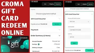 How To Use Croma Gift Card | Croma Gift Card Kaise Use Kare | Microsoft Rewards Croma Gift Card