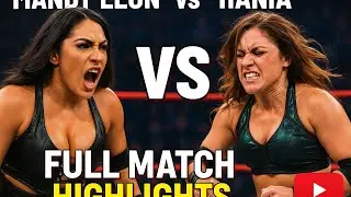 BRUTAL COLLISION! Mandy Leon vs. Aliyah - Full Match Highlights (Women's Wrestling Action)