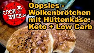 Oopsies &ndash; Wolkenbr&ouml;tchen mit H&uuml;ttenk&auml;se - Low Carb , Keto und Glutenfrei