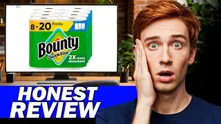 Bounty Quick Size Paper Towels White 8 Family Rolls Honest Review & User Experience