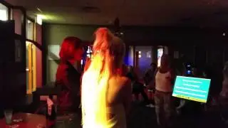 Ashley Burke and Shae at the Elanora Hotel