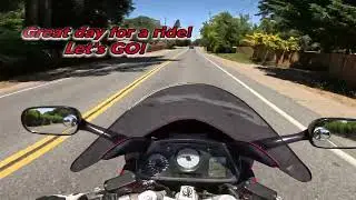 Honda VFR800Pure on board sound POV ride through Northern Cali wine country!