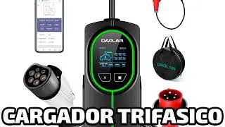 Daolar, Cargador Veh&iacute;culo El&eacute;ctrico Portatil TRIFASICO