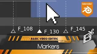Basic video editing with Blender - Markers (English)