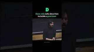 Steve Jobs talks about how he builds a good team #bestworkplaces #greatworkplaces #stevejobs #apple