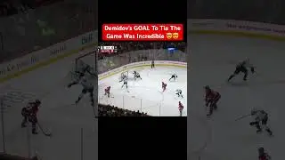 Demidov&rsquo;s GOAL To Tie The Game Was Incredible 🤯🤯 #montrealcanadiens #ivandemidov