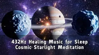 432Hz Healing Music for Sleep &mdash; Cosmic Starlight Meditation