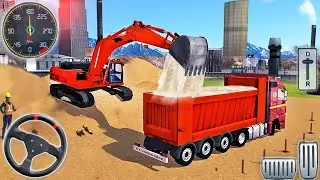 Real Ice Road Clear Construction | Heavy Crane Loader Car 3D android gameplay - 2025