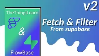 How to Fetch & Filter a table from supabase v2(custom code)