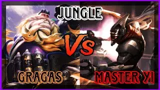 Wild Rift Best Master Yi vs Gragas Jungle Gameplay Seasson 14