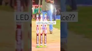 LED stump price?? #cricket #ledstump #cricketlover #ipl
