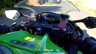 Full Race Unit test Kawasaki ZX-10R, launch control, pit limiter, exhaust flames