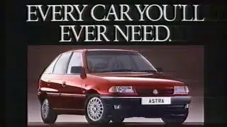 Vauxhall Astra (Mk3) car advert - Broadcast 16th November 1991 HTV (UK)