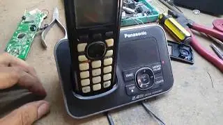 How to repair a Panasonic KX-TGA651 cordless phone button in 5 minutes in (urdu hindi)