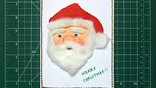 DIY Easy and Cute Christmas Card | Santa Claus Card | Craftosphere Ep. 11