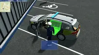 Role play as a traffic police - Bicycle