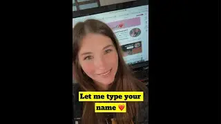 Typing/writing names ❤️🖥️💻come spam my chat ❤️#live #fun #viral #trending #subscribe #like