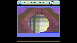 Commodore 64 PETSCII Art &mdash; Colorful Circles & Squares in BASIC!