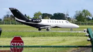 APX512 &ndash; Netjets Cessna Citation CJ3+ (G-TTCK) Dublin (DUB) to Newcastle (NCL) (10:34, 5th May 2025)