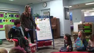 Schedules and routines - reviewing the visual routine at group time
