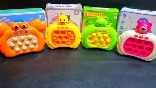 Satisfying with Playing Push Pop It Eletr&ocirc;nico Fidget Toy ASMR No Talking