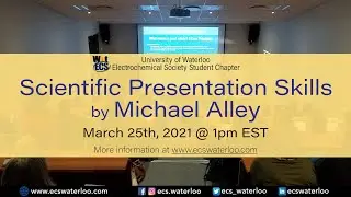 WatECS | Scientific Presentation skills