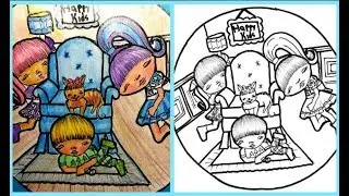 How to Draw Little Bangs Bangs Dolls - LBB Dolls